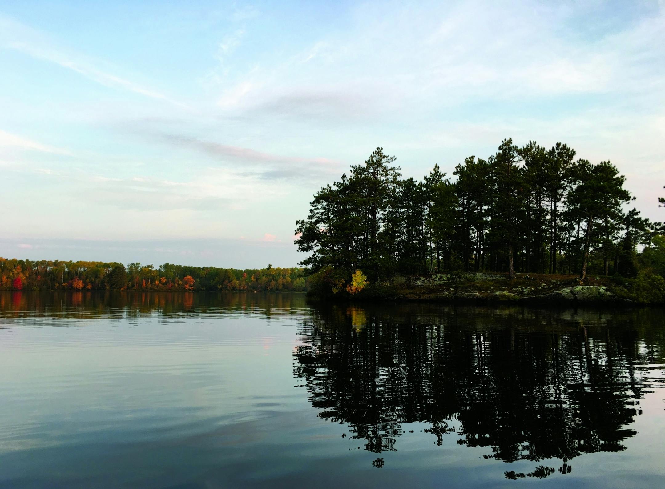 On the final morning of the weekend trip, we awoke early to watch the sunrise over White Iron Lake. Photo by Jenna Ross * jenna.ross@startribune.com