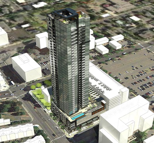 200 Central Av. SE.; developer: Alatus; size: 40 stories, 207 condominiums; timeline: awaiting approvals; aiming to start construction in 2016.