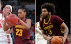 Kenisha Bell and Jordan Murphy are expected to lead the Gophers men's and women's basketball teams next season.