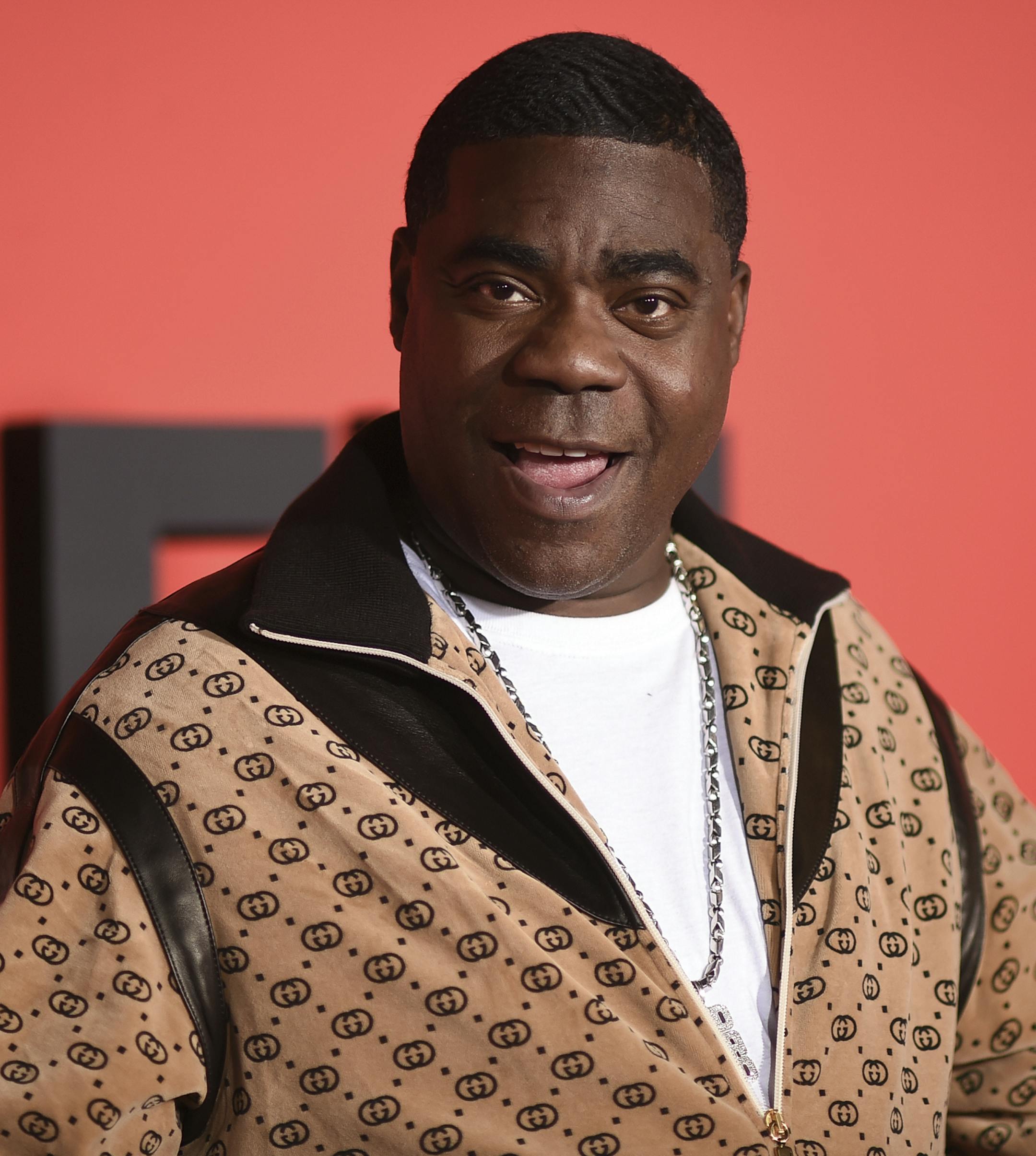 FIL E- In this Jan. 28, 2019, file photo, comedian Tracy Morgan attends the LA Premiere of "What Men Want" at the Regency Village Theatre in Los Angeles. Morgan was involved in a minor traffic accident on Tuesday, June 4, 2019, while driving his 2019 Bugatti in New York City. Police say both vehicles sustained minor property damage and all parties refused medical attention, although photos of the scene show Morgan sitting in an ambulance. (Photo by Richard Shotwell/Invision/AP, File)