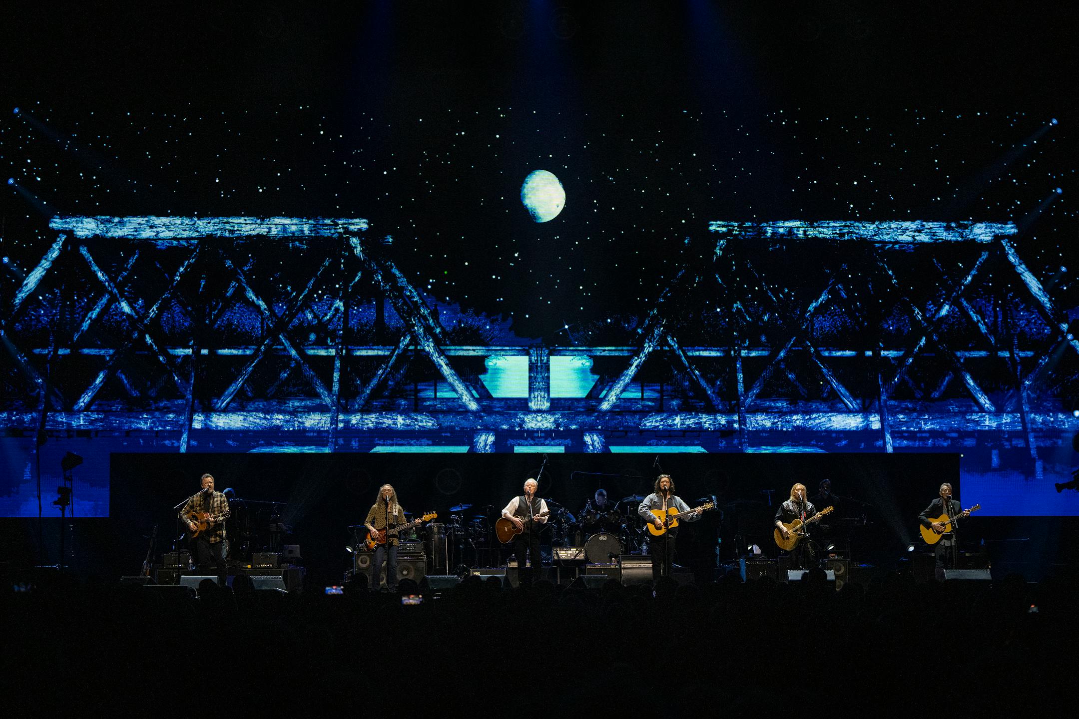 The Eagles perform at Xcel Energy Center in St. Paul, Minn. on Friday, Nov. 17, 2023. ] LEILA NAVIDI • leila.navidi@startribune.com