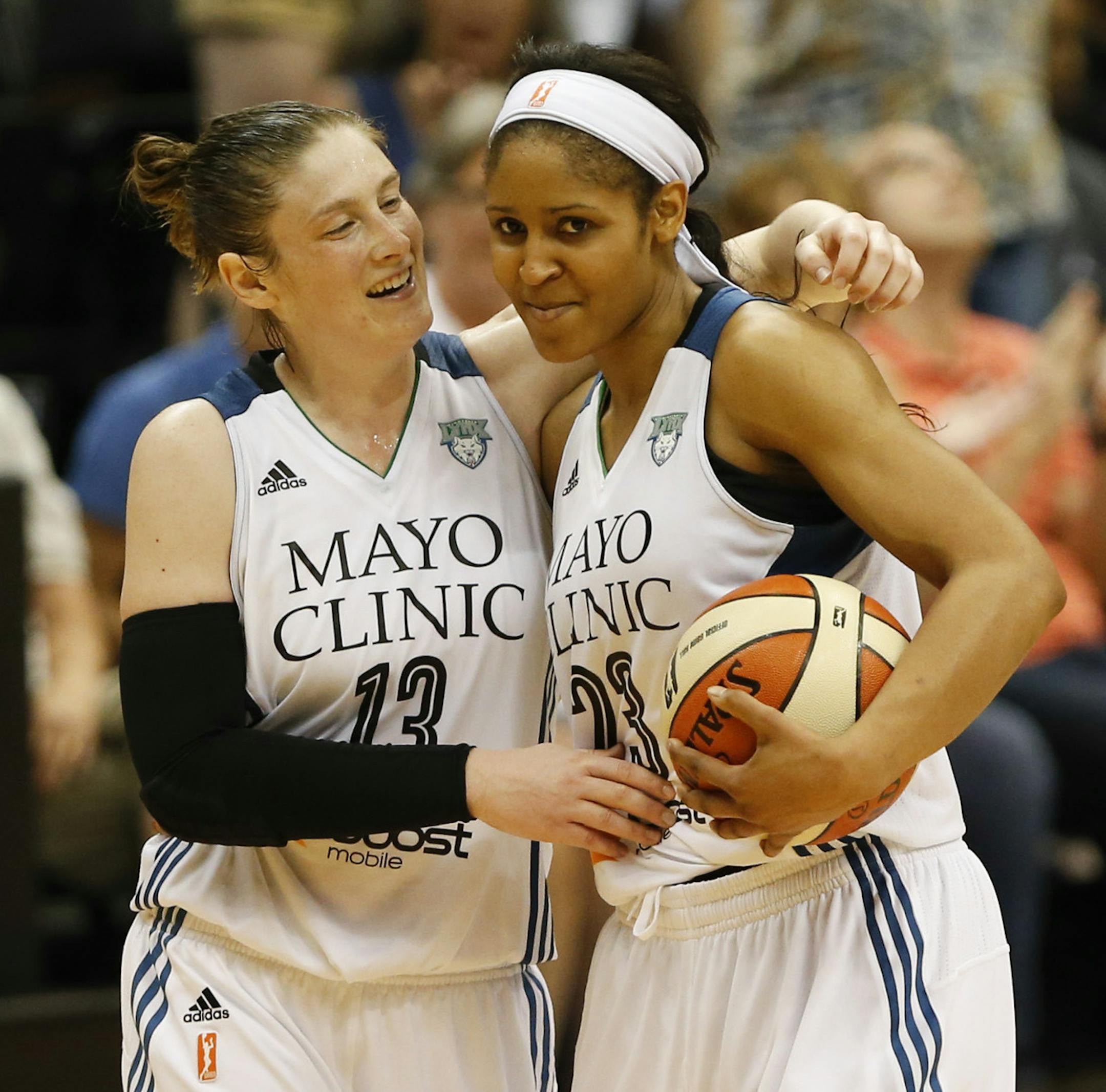 Lynx captains Lindsay Whalen and Maya Moore are both scoring more and expanding their games.