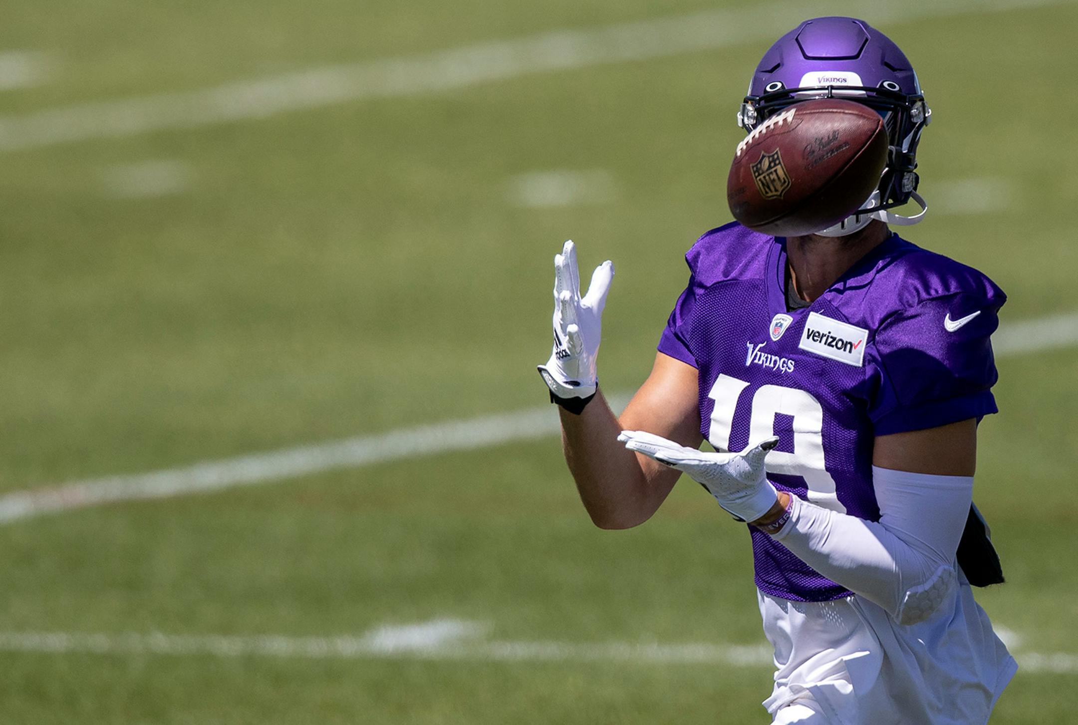 Minnesota Vikings receiver Adam Thielen (19).