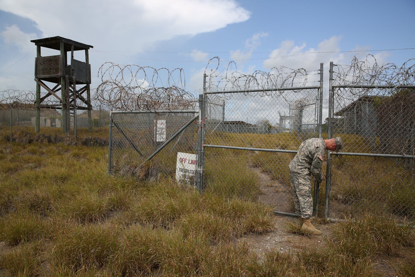 GUANTANAMO BAY, CUBA — BC-OPINION-GREENHOUSE-GUANTANAMO-SUPREME-COURT-ART-NYTSF — Will the Supreme Court Write Guantánamo's Final Chapter? (Damon Winter/The New York Times) — ONLY FOR USE WITH ARTICLE SLUGGED — BC-OPINION-GREENHOUSE-GUANTANAMO-SUPREME-COURT-ART-NYTSF — OTHER USE PROHIBITED.