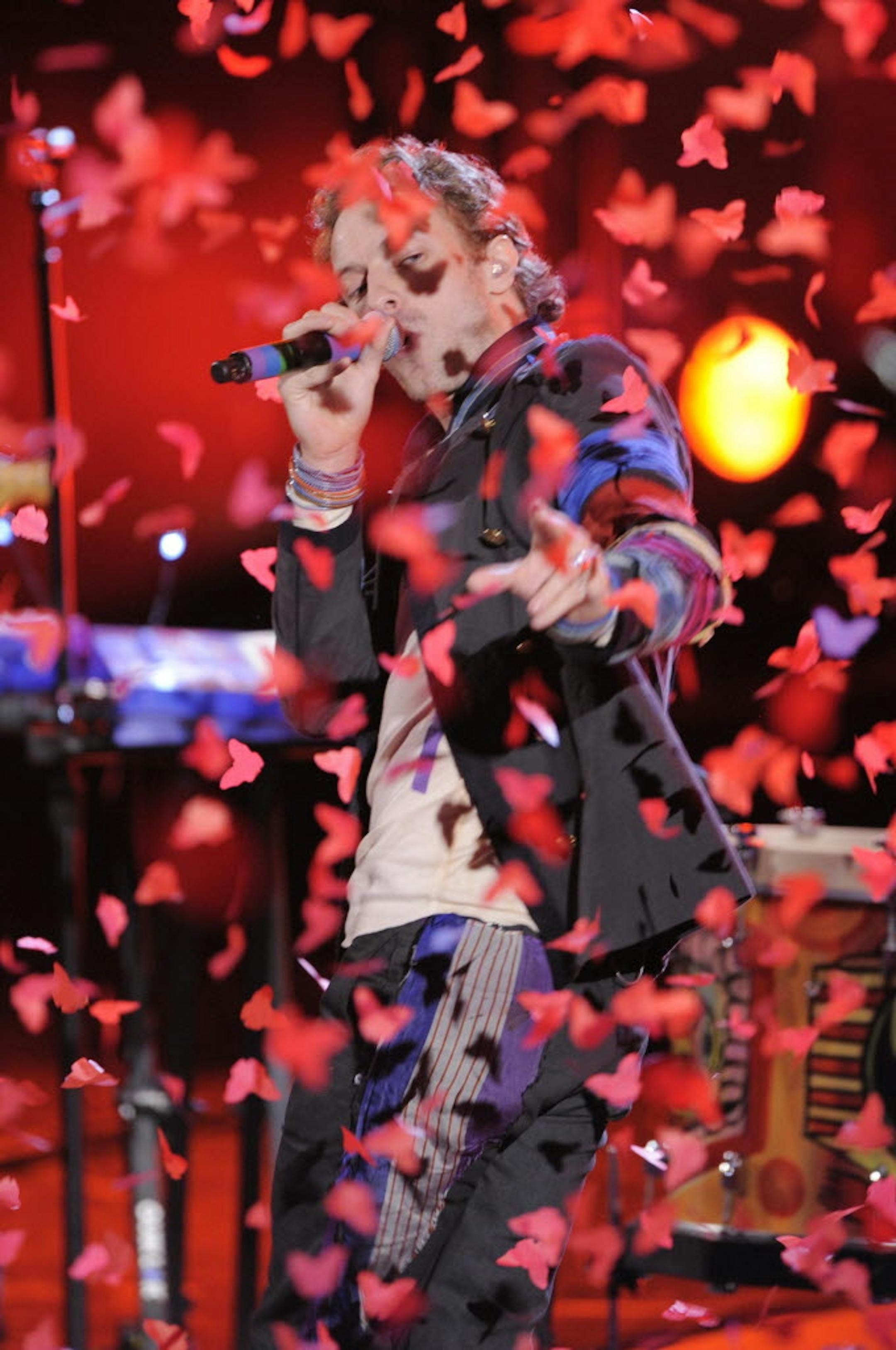 Coldplay performed at the MTV Movie Awards on June 1 in Los Angeles.