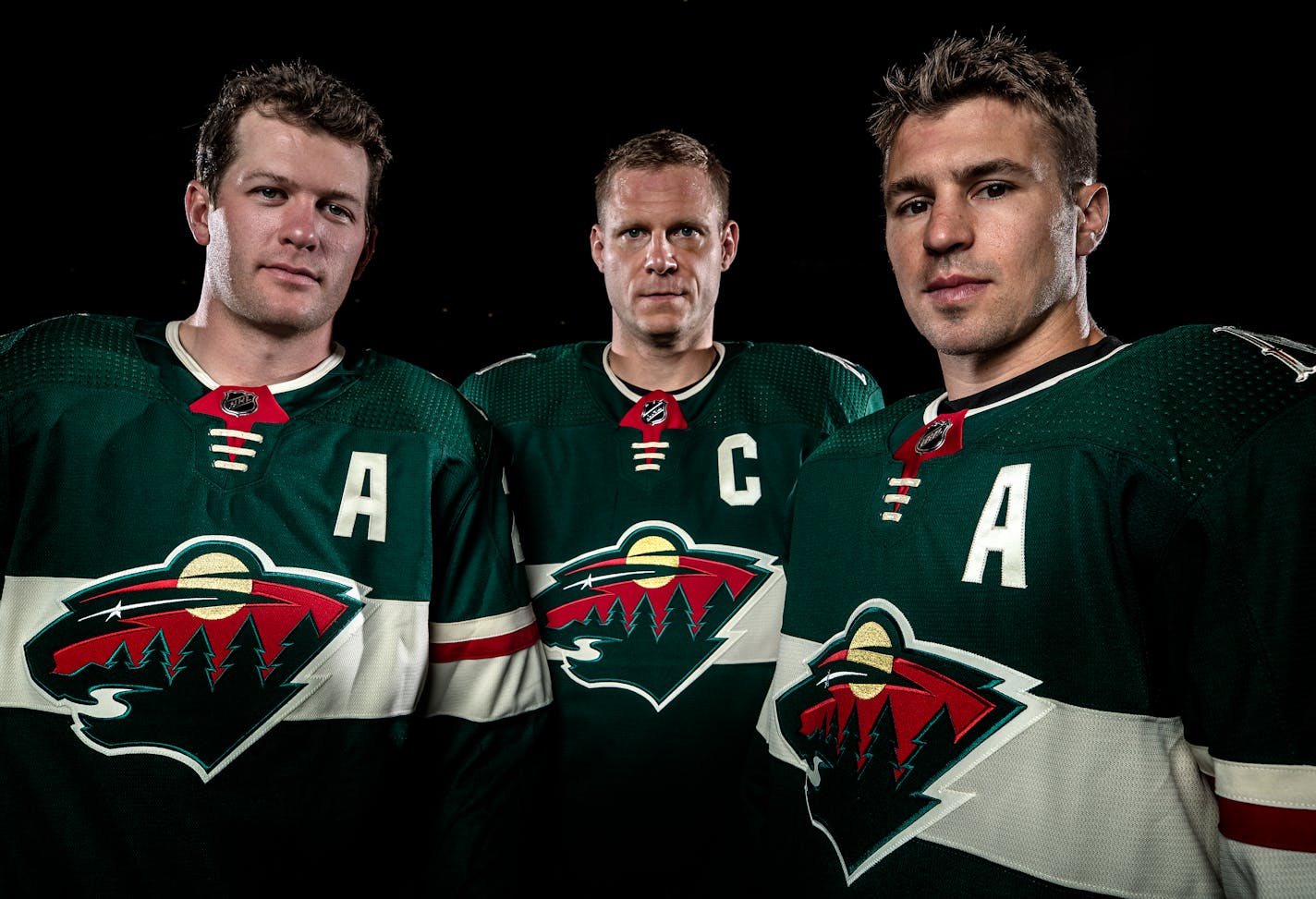 The Wild's leaders, from left Ryan Suter, Mikko Koivu and Zach Parise, know that the team had to have a better season or the core group of players could be broken up.