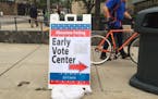 In downtown Minneapolis Friday Minnesotans could vote, kicking off the state's early voting period, making Minnesota among the first states to open up
