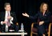 Michele Bachmann and Jim Graves debated at the River's Edge Convention Center in St. Cloud, Minn., Tuesday, Oct. 30, 2012.