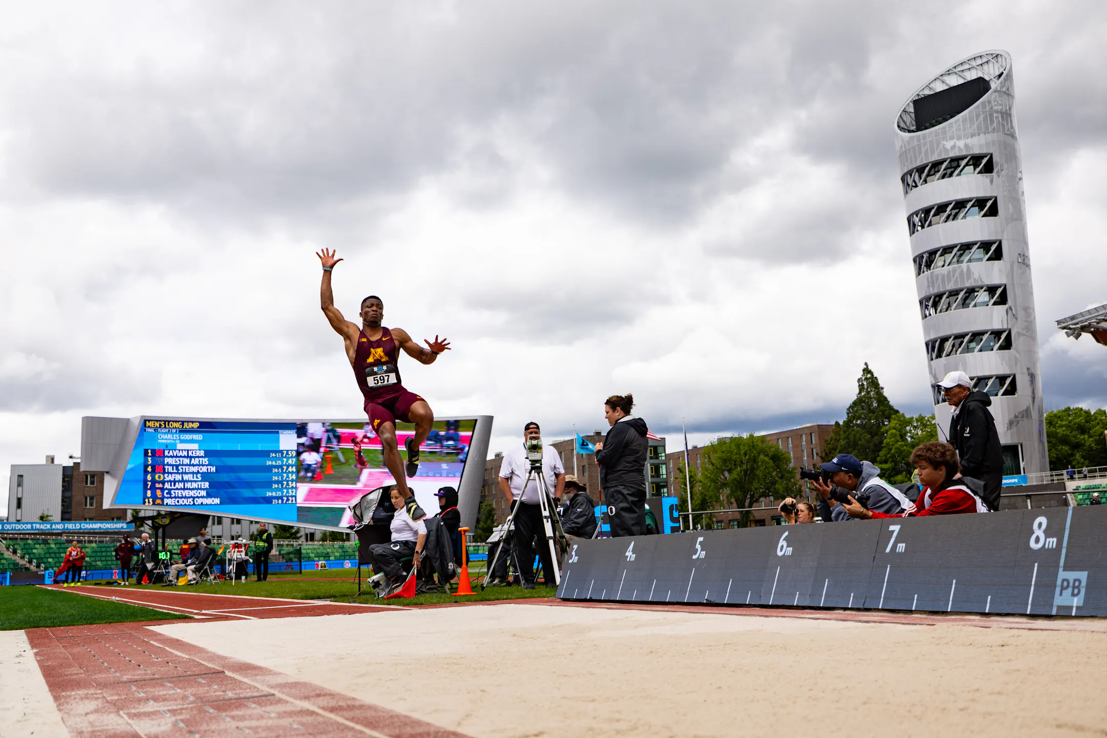 Scoggins: Long jump standout Charles Godfred boosts Gophers