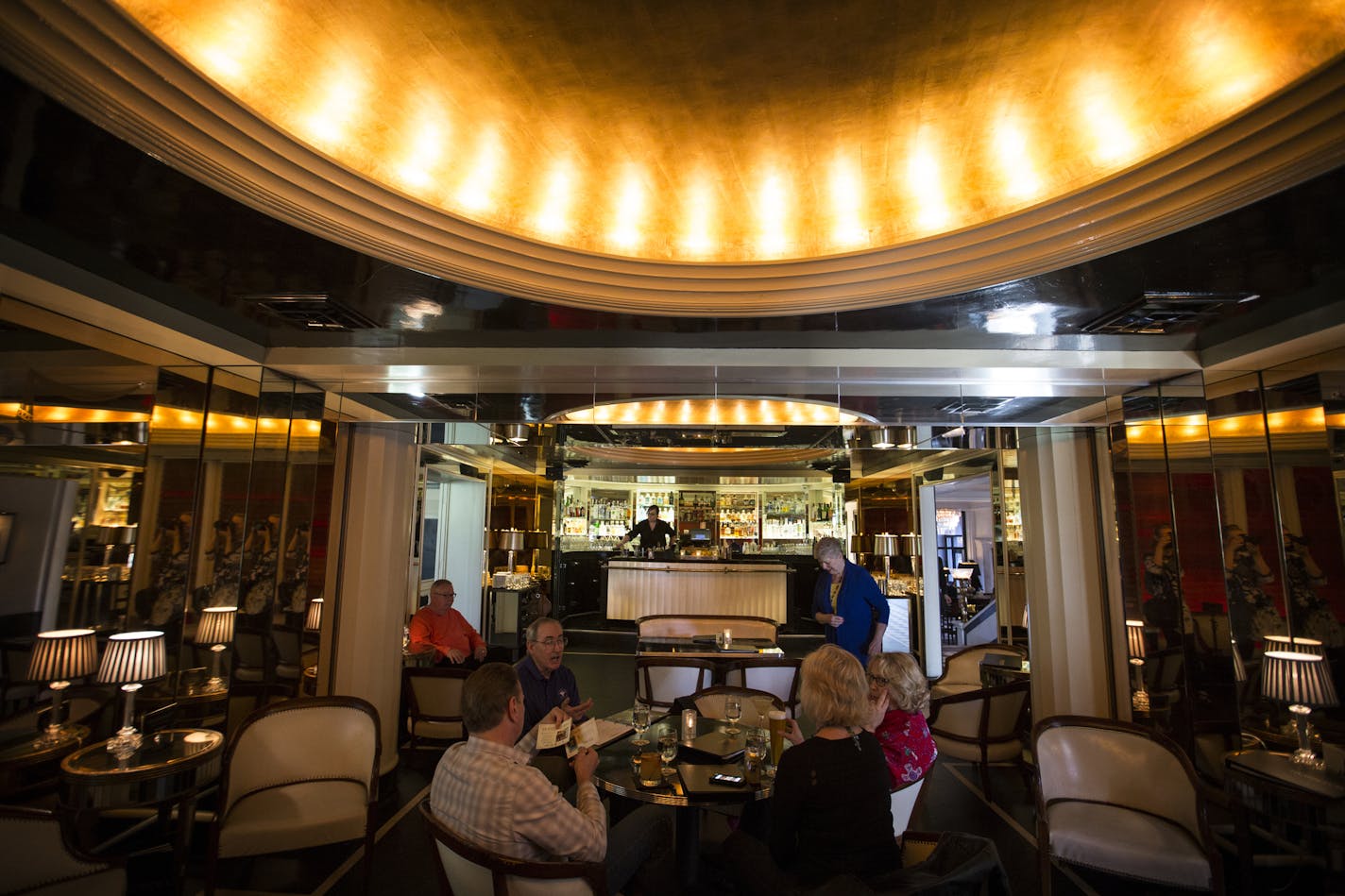 The historic (and well-preserved) art deco bar at the Commodore Bar and Restaurant. It&#x2019;s the work of theatrical set designer Werner Wittkamp (the Lexington restaurant was one of his later projects) and opened in 1934.