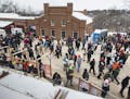 Thousands of guests braved subzero temperatures during Bock Fest at August Schell Brewing Company in New Ulm March 1, 2014. (Courtney Perry/Special to