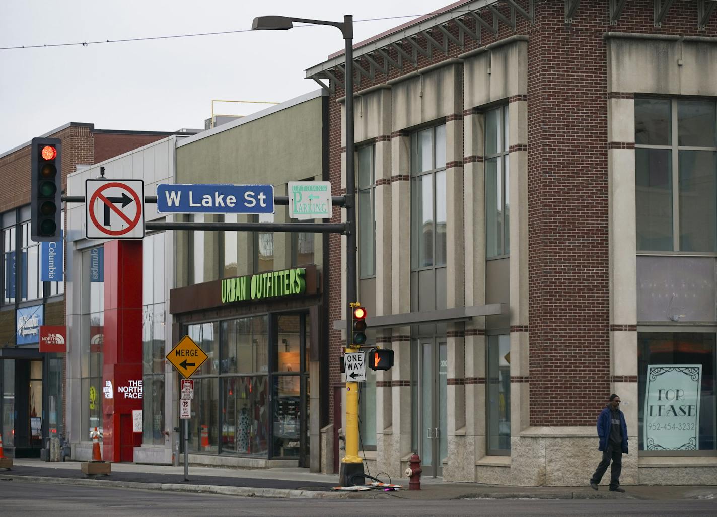 The retail landscape in the heart of Minneapolis' Uptown neighborhood is in flux, with the former Victoria's Secret location for lease and outdoor retailers The North Face and Columbia down the block both departing soon. ] JEFF WHEELER &#x2022; jeff.wheeler@startribune.com Malls aren't the only retail destination experiencing change in the internet age. Neighborhoods such as Uptown in Minneapolis and Grand Ave. in St. Paul are also seeing change and the need to reinvent. Storefronts on Grand Ave