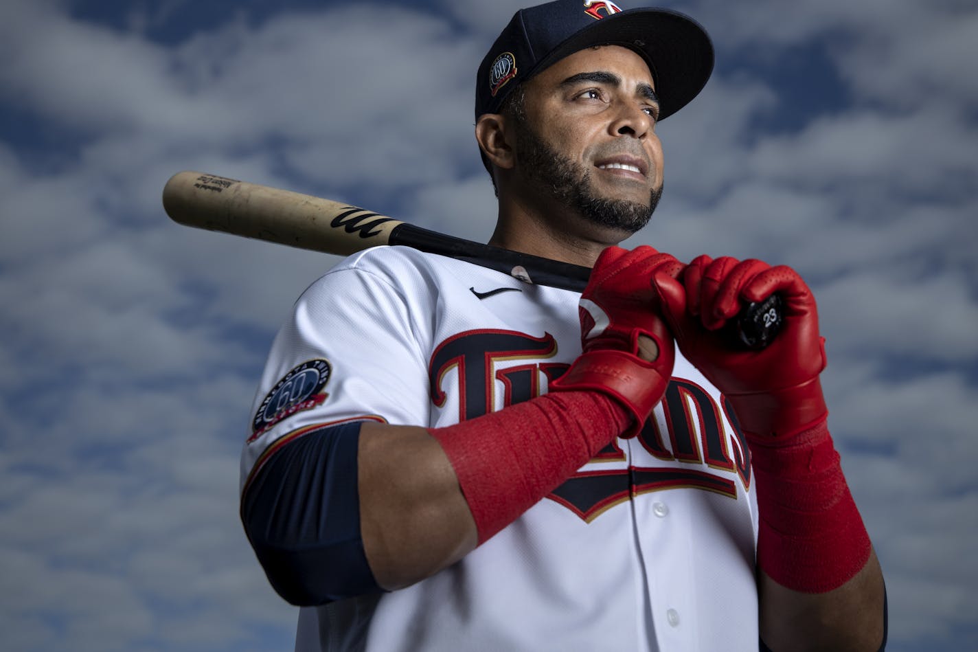 Minnesota Twins DH Nelson Cruz. ] CARLOS GONZALEZ • cgonzalez@startribune.com – Fort Myers, FL – February 20, 2020, CenturyLink Sports Complex, Hammond Stadium, Minnesota Twins, Spring Training