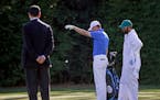 Jordan Spieth took a second drop on the 12th hole after landing the water twice during the final round of the Masters on Sunday last year. Spieth had 