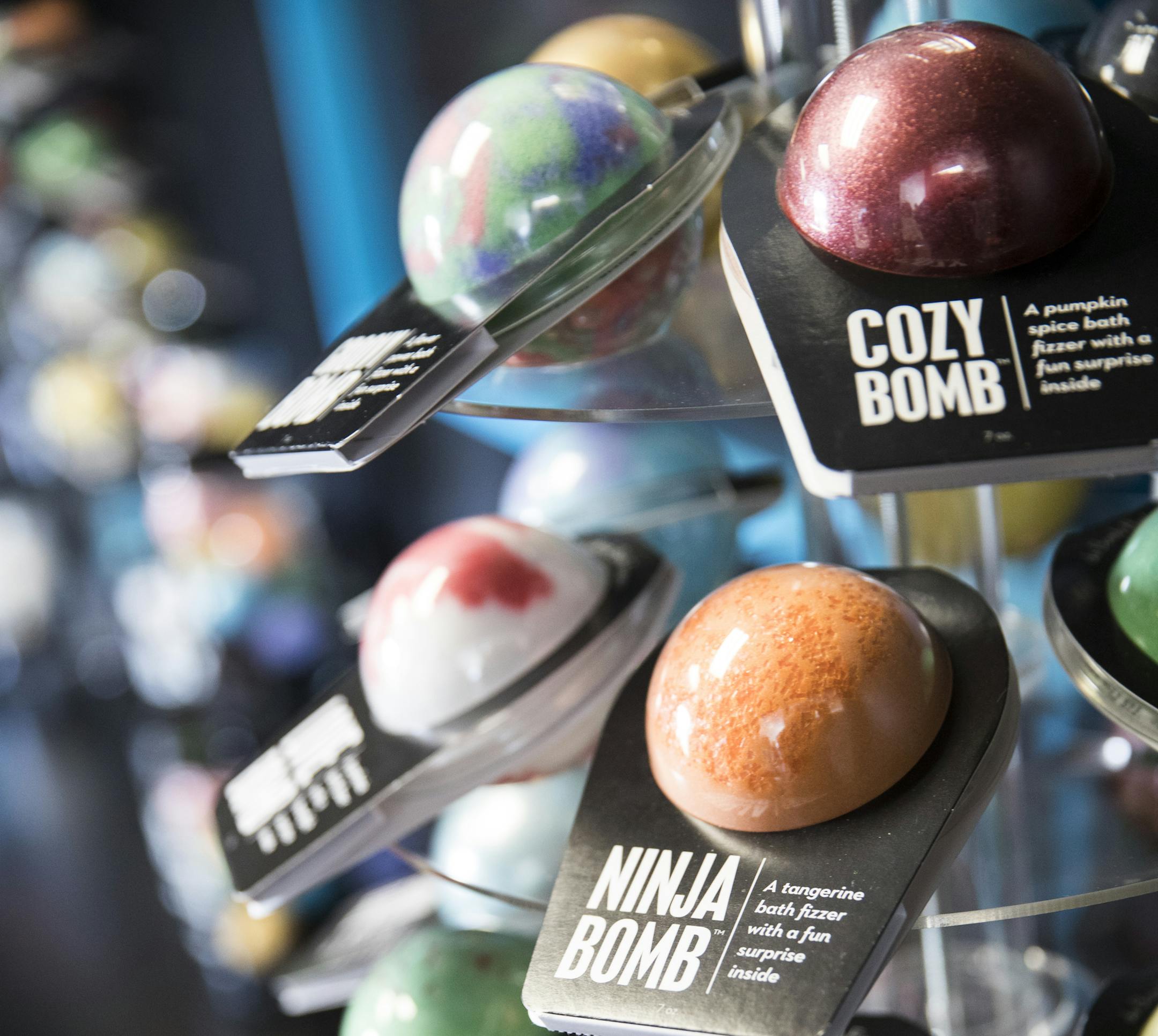 The Bercaw sisters say Da Bomb Bath Fizzers products are for everyone. Product innovation, Isabel said, "keeps people coming back."