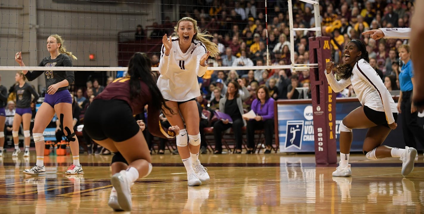 Samantha Seliger-Swenson has helped the Gophers reach two Final Fours. The senior would like to make it three this year.