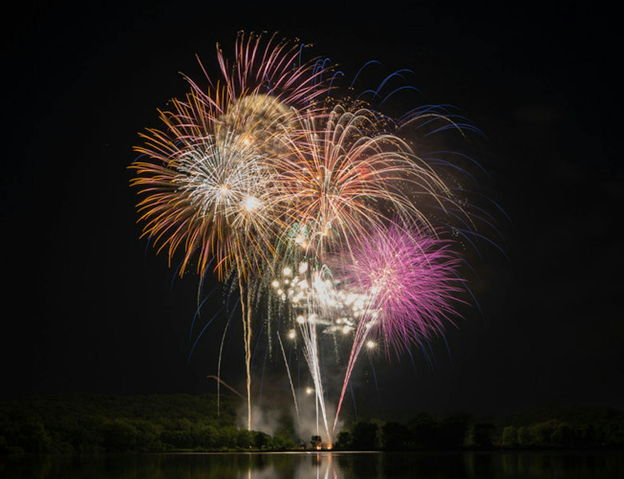 Fireworks at Normandale Lake Park capped the Bloomington 2019 Summer Fete on Wednesday night.