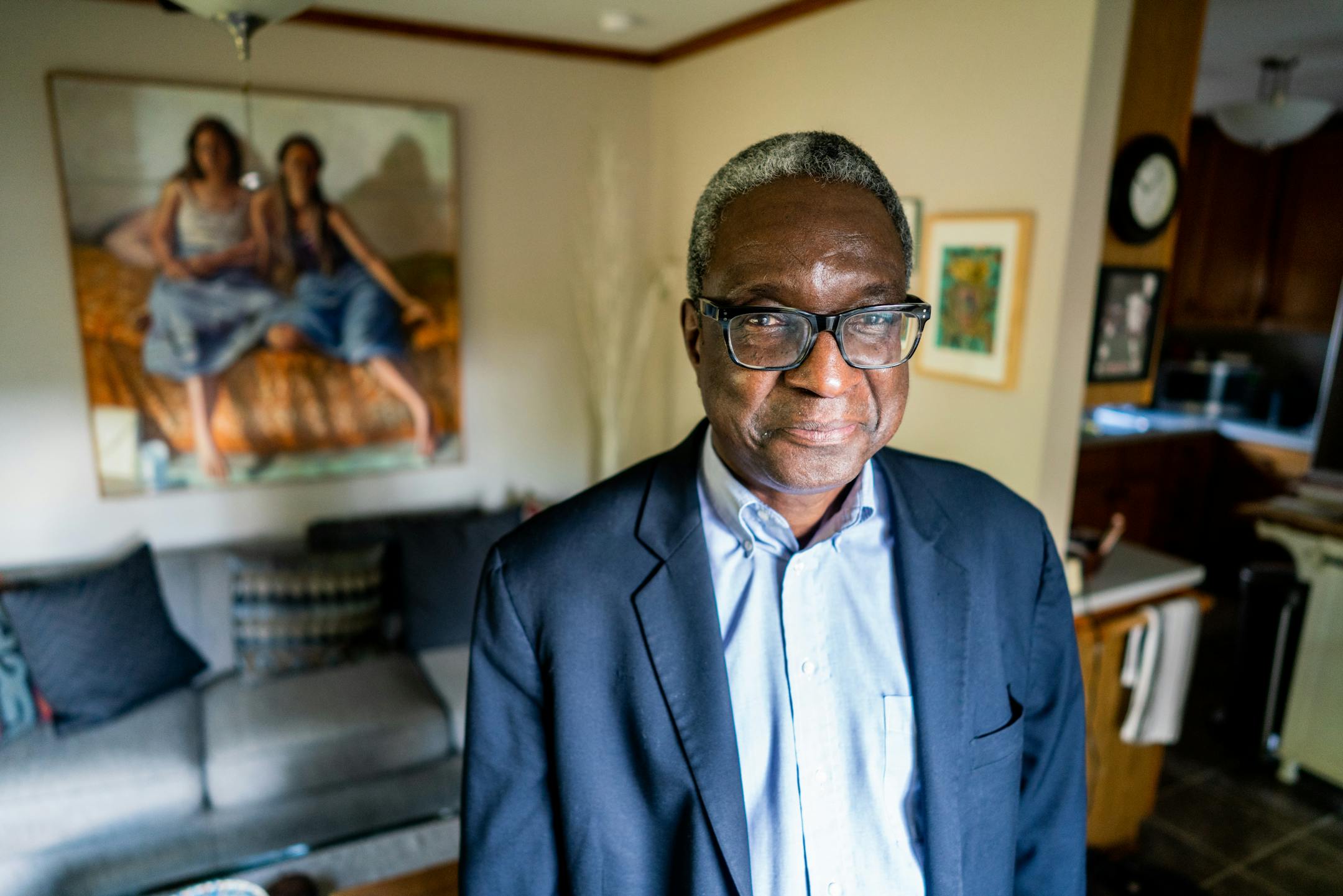MARK VANCLEAVE • mark.vancleave@startribune.com * Herman Milligan poses for a portrait in his Minneapolis home Friday, Oct. 19, 2018.