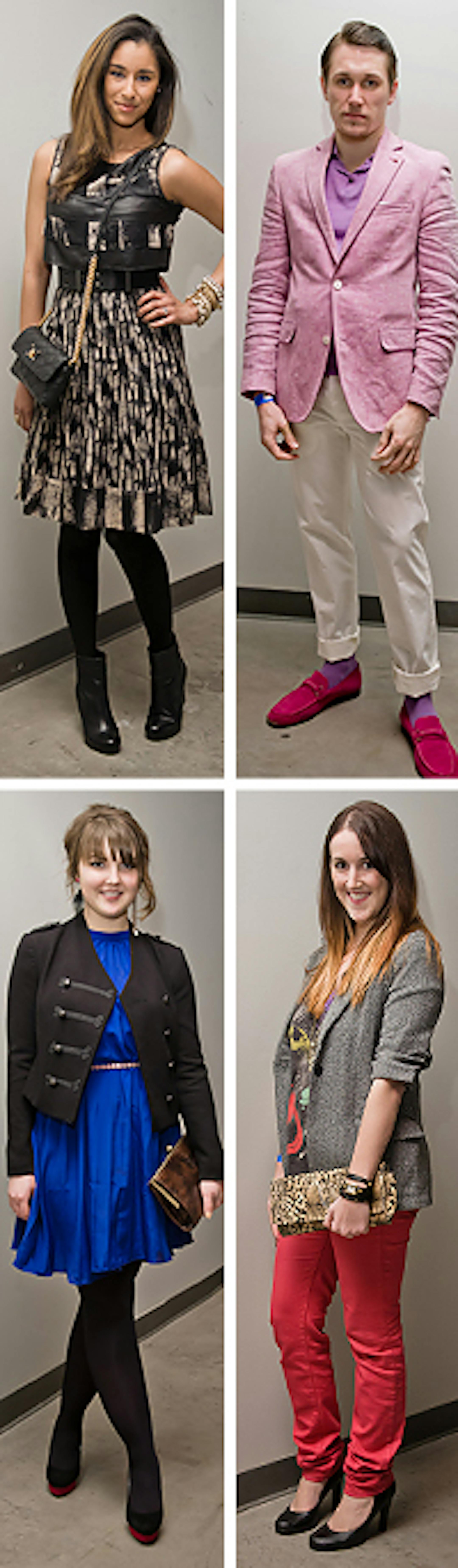 Clockwise from top - Lindsay Engel, Christian Sibole, Katie Schutrop, Sarah Rock