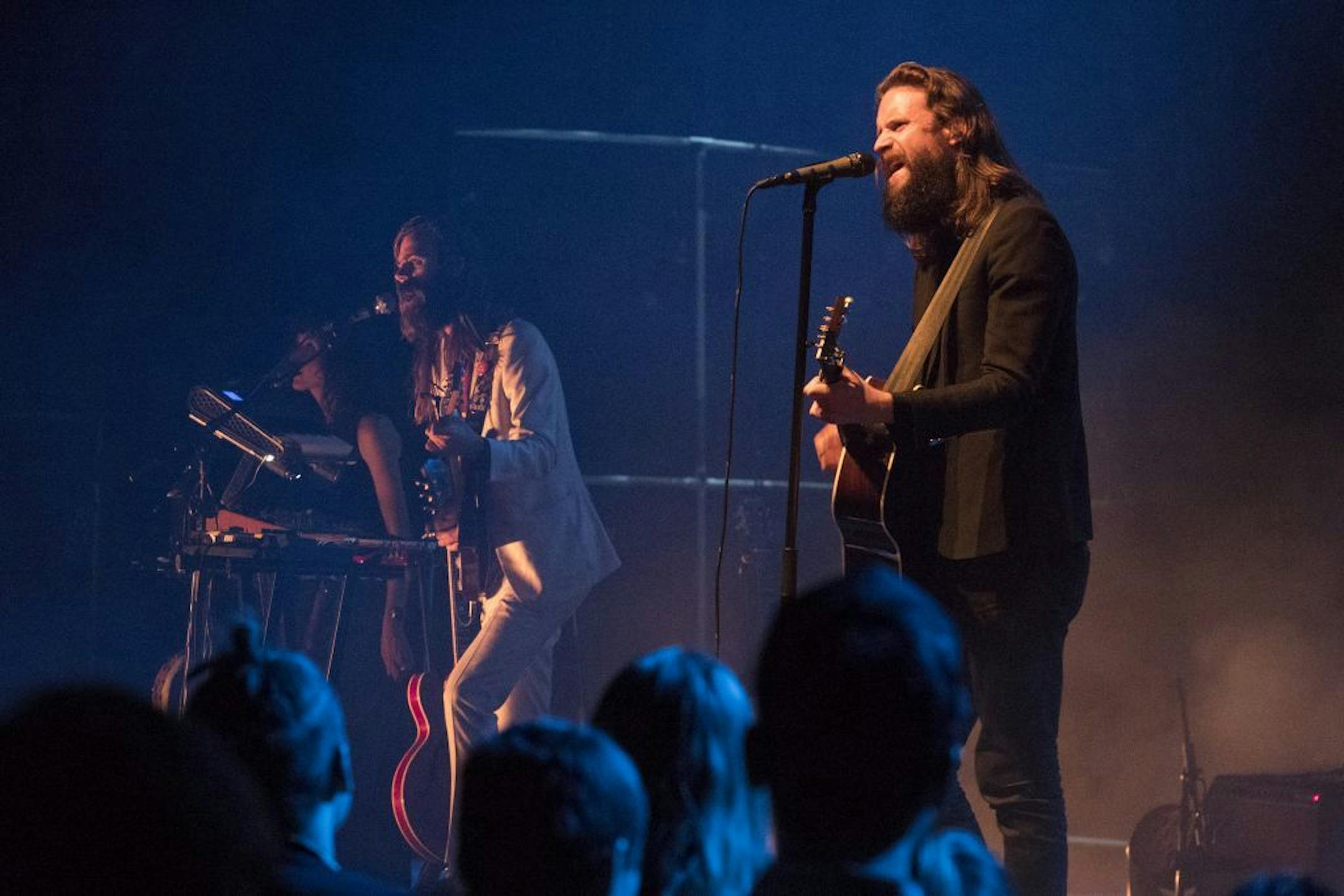 Father John Misty performs at Northrop Auditorium in Minneapolis April 16, 2016.