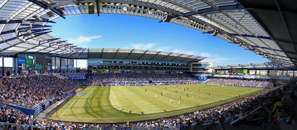 Children's Mercy Park during a match between the LA Galaxy and Sporting KC last season.