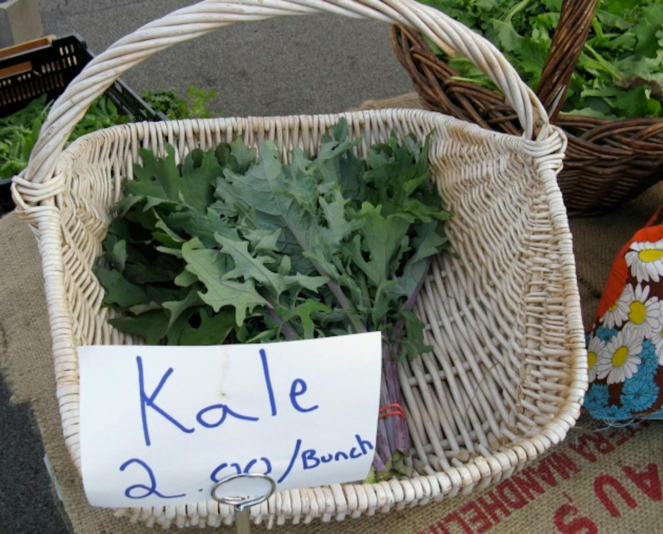 Kale from Pig's Eye Urban Farm.