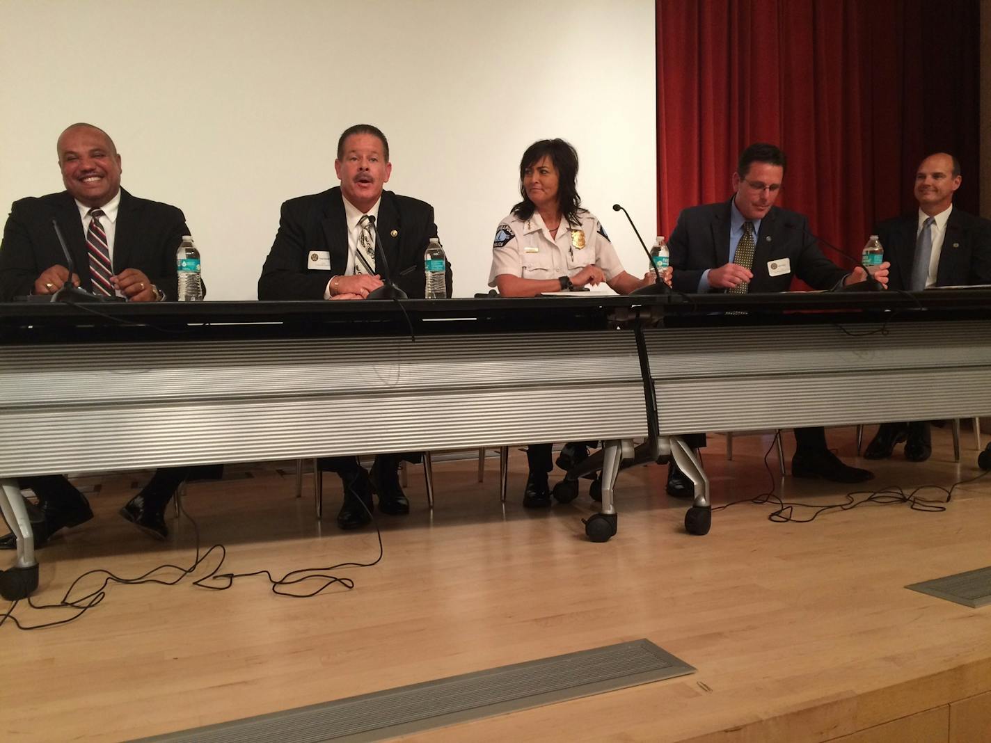 The panel Thursday at Minneapolis' Central Library weighed how to help Minnesota's law enforcement officers increase trust in their communities as they reduce crime.