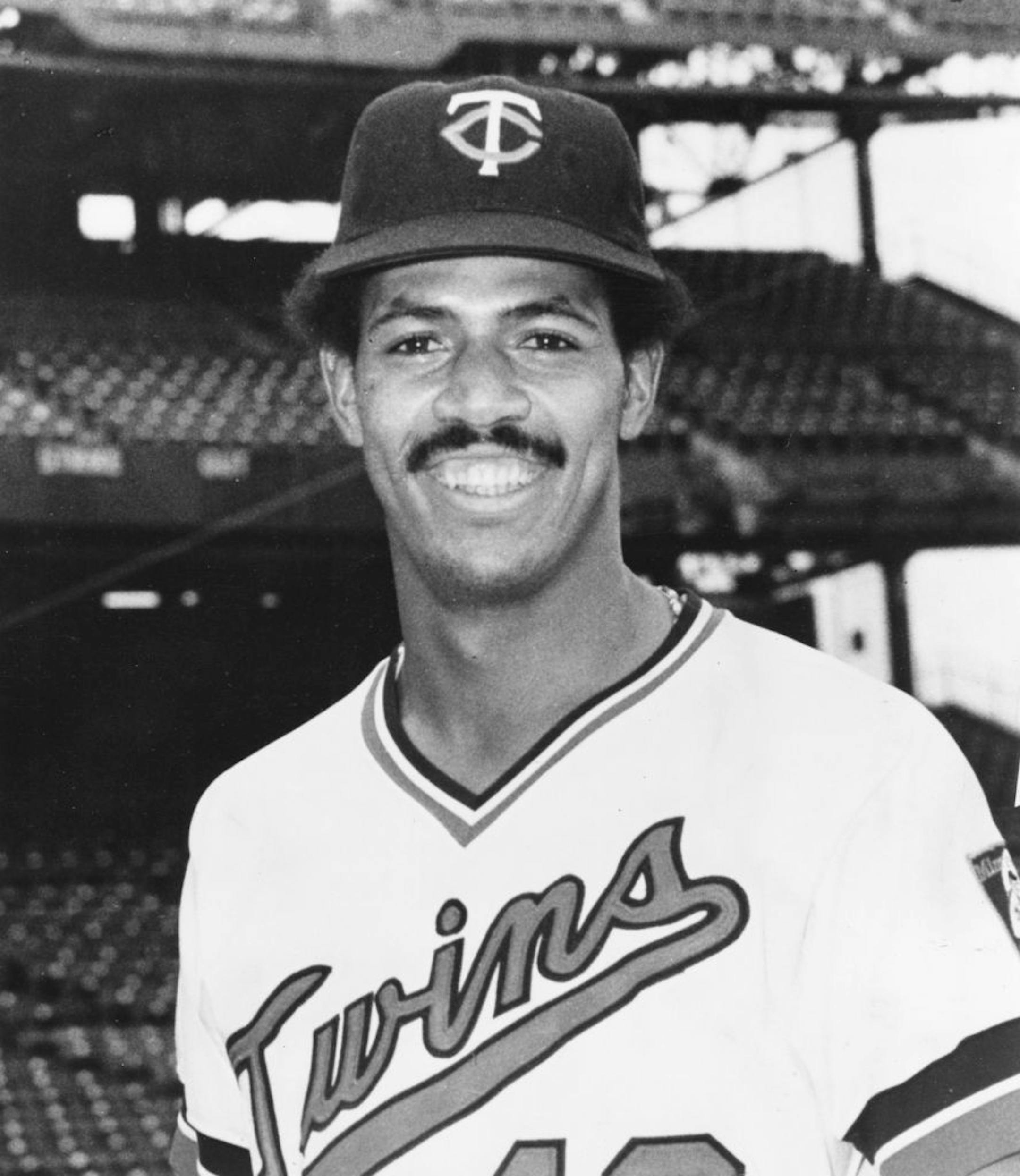 Minnesota Twins' outfielder Lyman Bostock. 1975 handout photo.