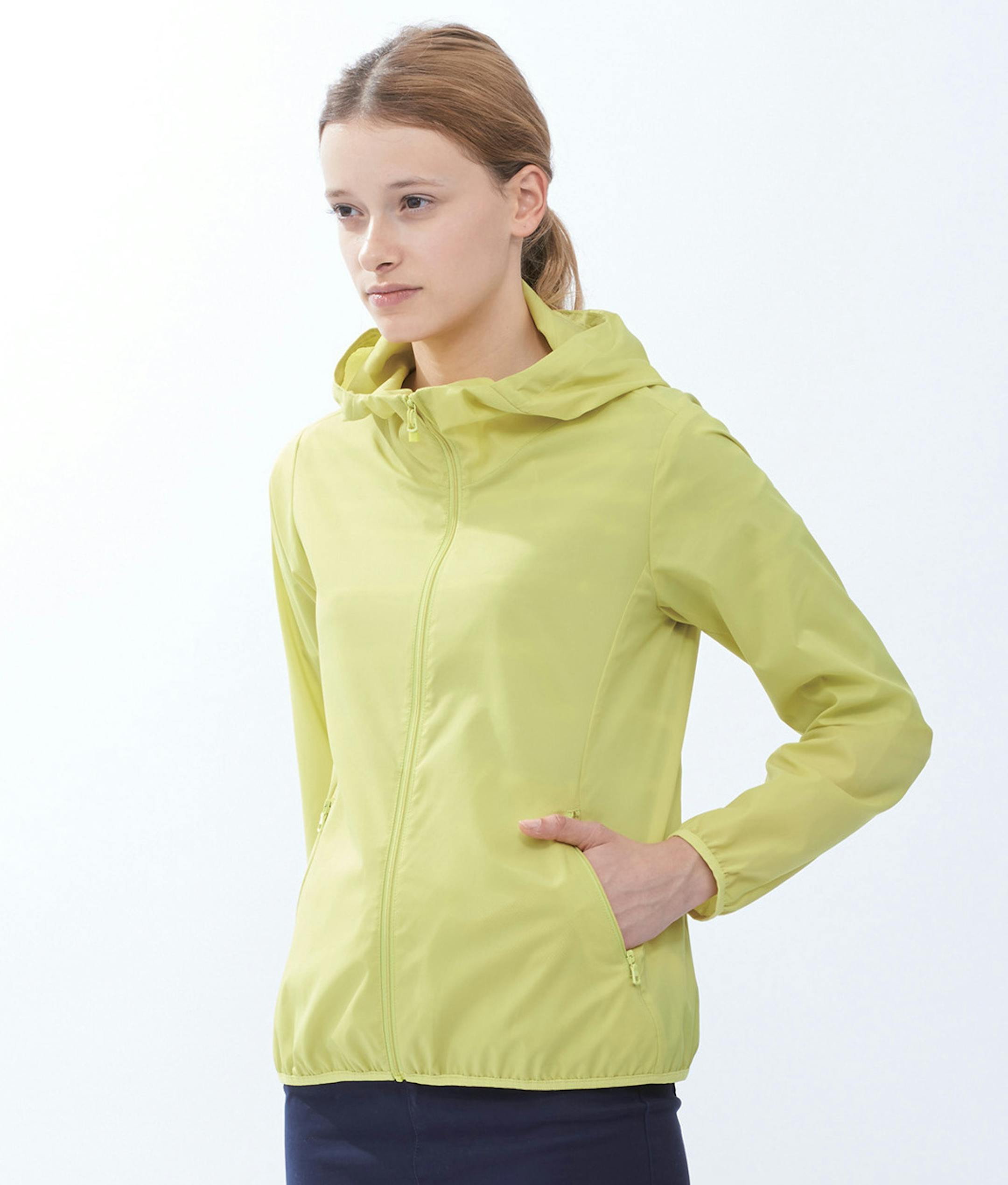 A thin rain jacket packs into a pouch for travel, blocks UV rays and looks simply chic with a skirt. Women's pocketable hooded jacket, $39.90, uniqlo.com (Uniqlo) ORG XMIT: 1172542