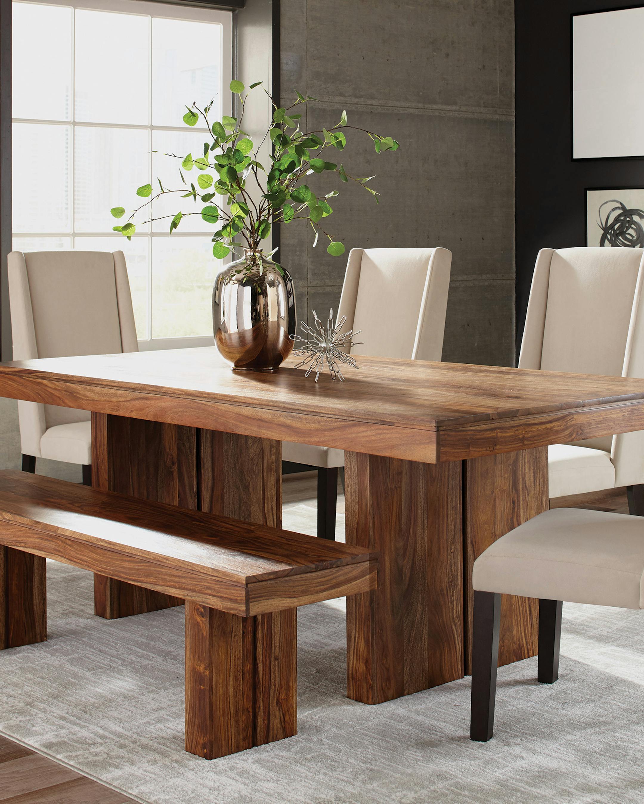 Scott Living cream Parson chairs and dining set
PR Newswire