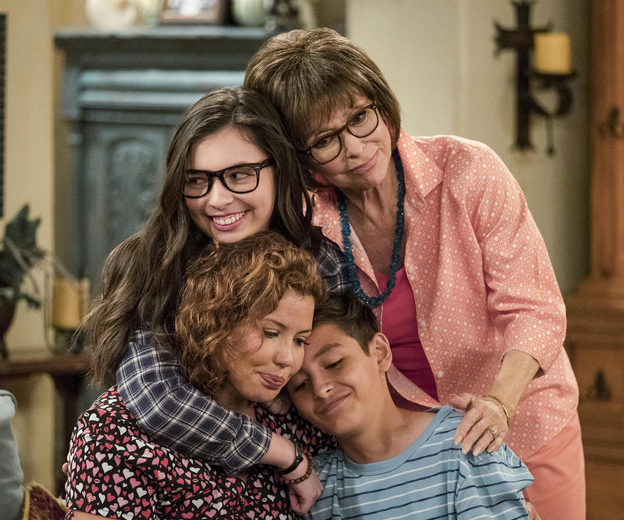 Adam Rose/Netflix
From lower left: Justina Machado, Isabella Gomez, Rita Moreno, Marcel Ruiz in "One Day at a Time."