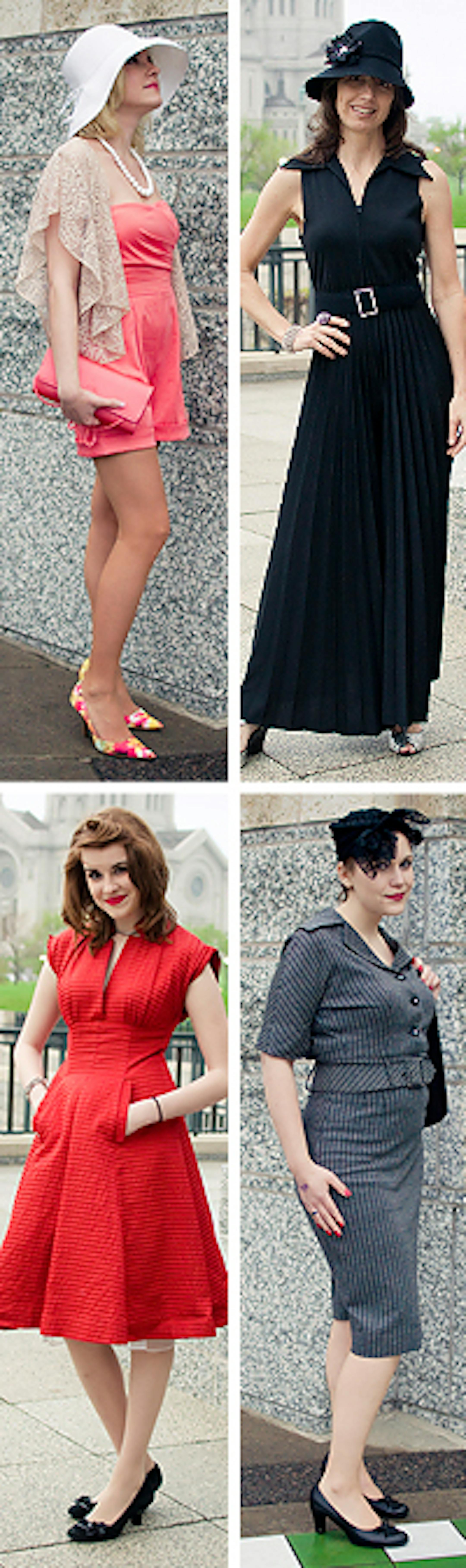 Clockwise from top - Lyudmyla Petrenko, Elizabeth Wahl-Gorowsky, Sheena Dean, Clara Linehan