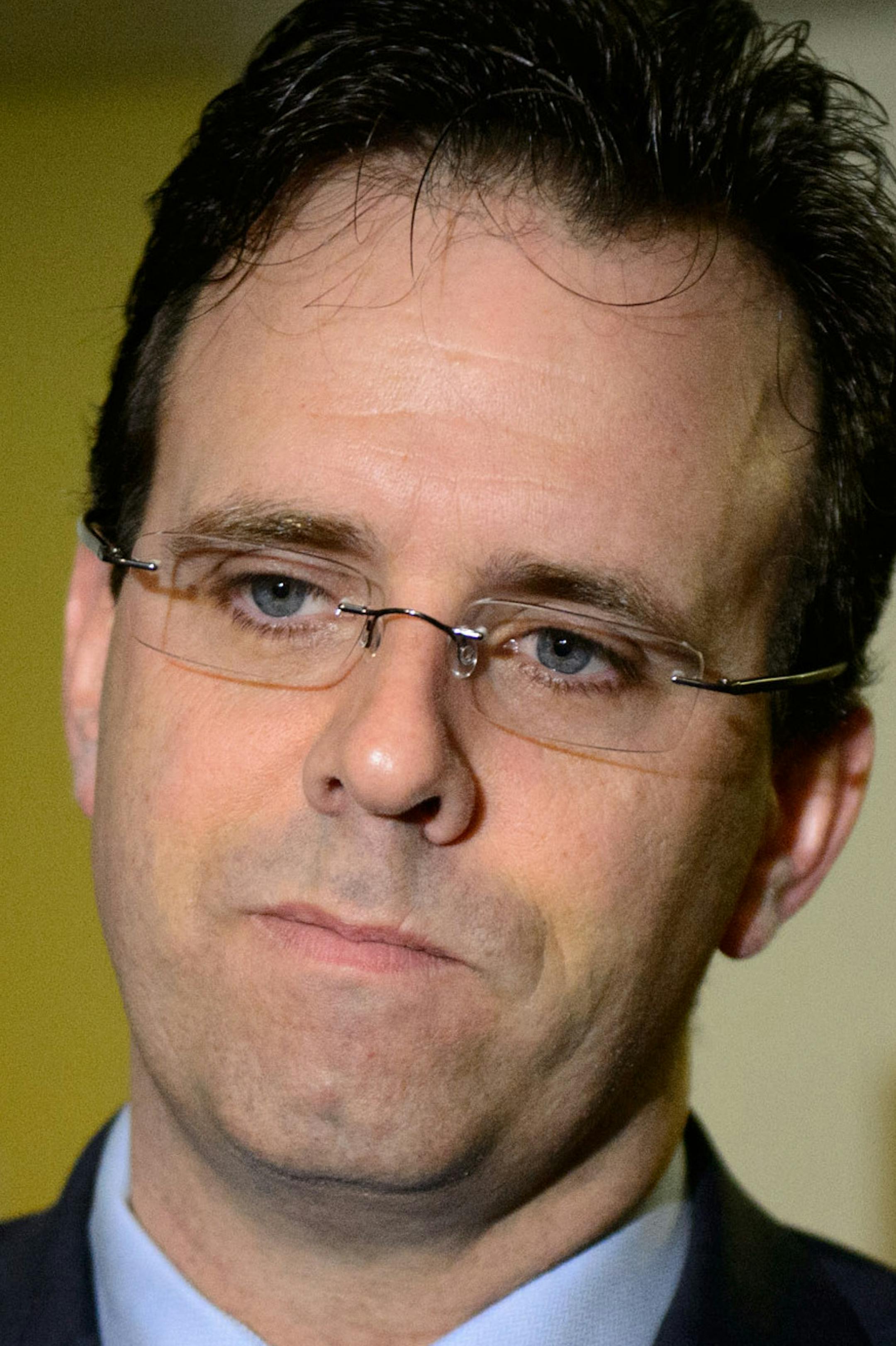 Saying "I don't have a racist bone in my body," Rep. Pat Garofalo, R-Farmington, apologized for a tweet sent out Sunday evening about the National Basketball Association. ] GLEN STUBBE * gstubbe@startribune.com Monday, March 10, 2014.