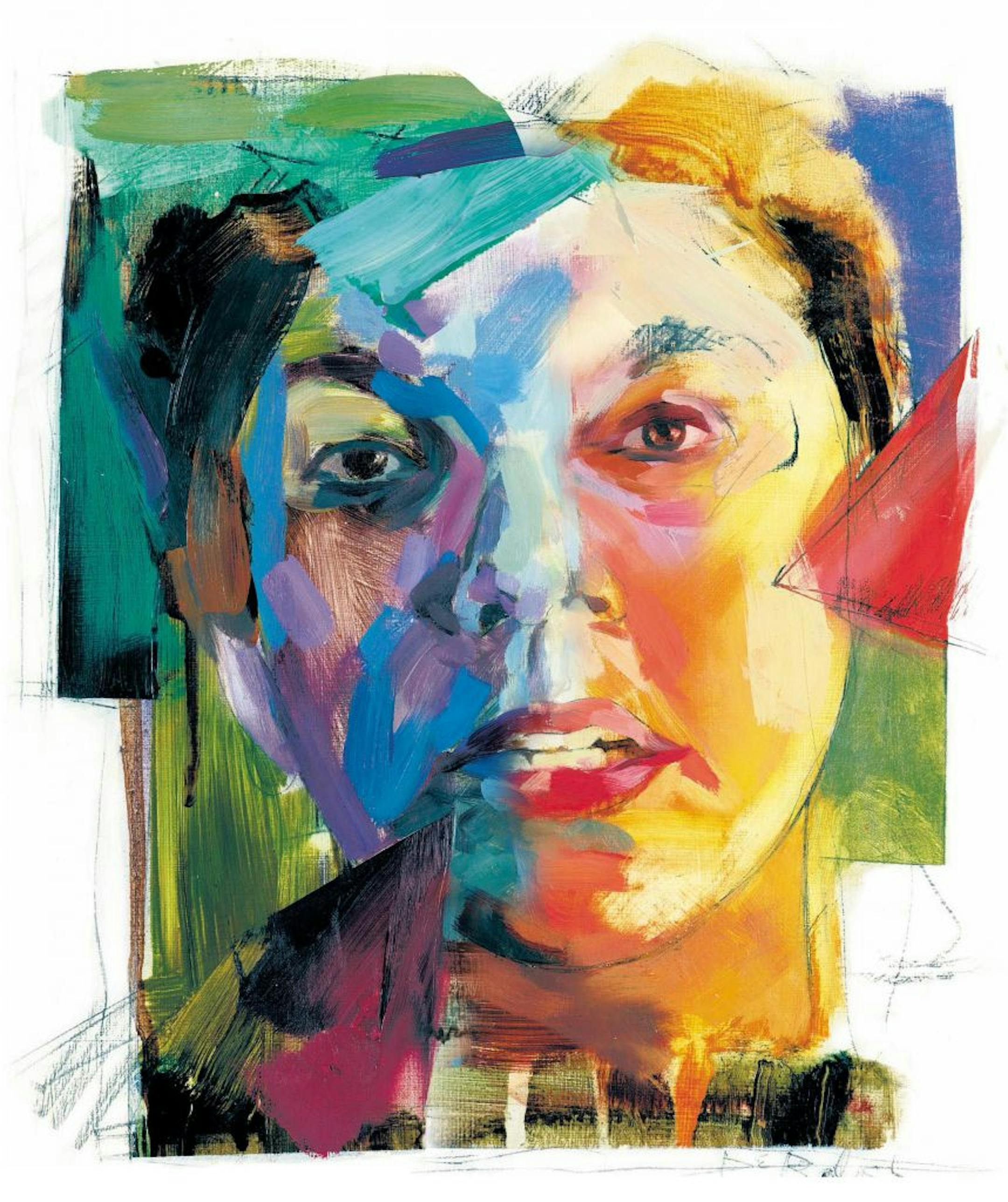 300 dpi 6 col x 10.5 in / 295x267 mm / 1004x907 pixels Dennis Balogh color illustration of multiple faces of one woman progressing from dark to light. Akron Beacon Journal 2002 <p>KEYWORDS: split multiple personality disorders mood psychiatry psychology psychiatric sad seasonal affective disorder bipolar mania psychosis manic depression women woman diversity illustration personalidad psicosis psiquiatria desorden depresion humor ilustracion grabado contributed ak balogh 2002