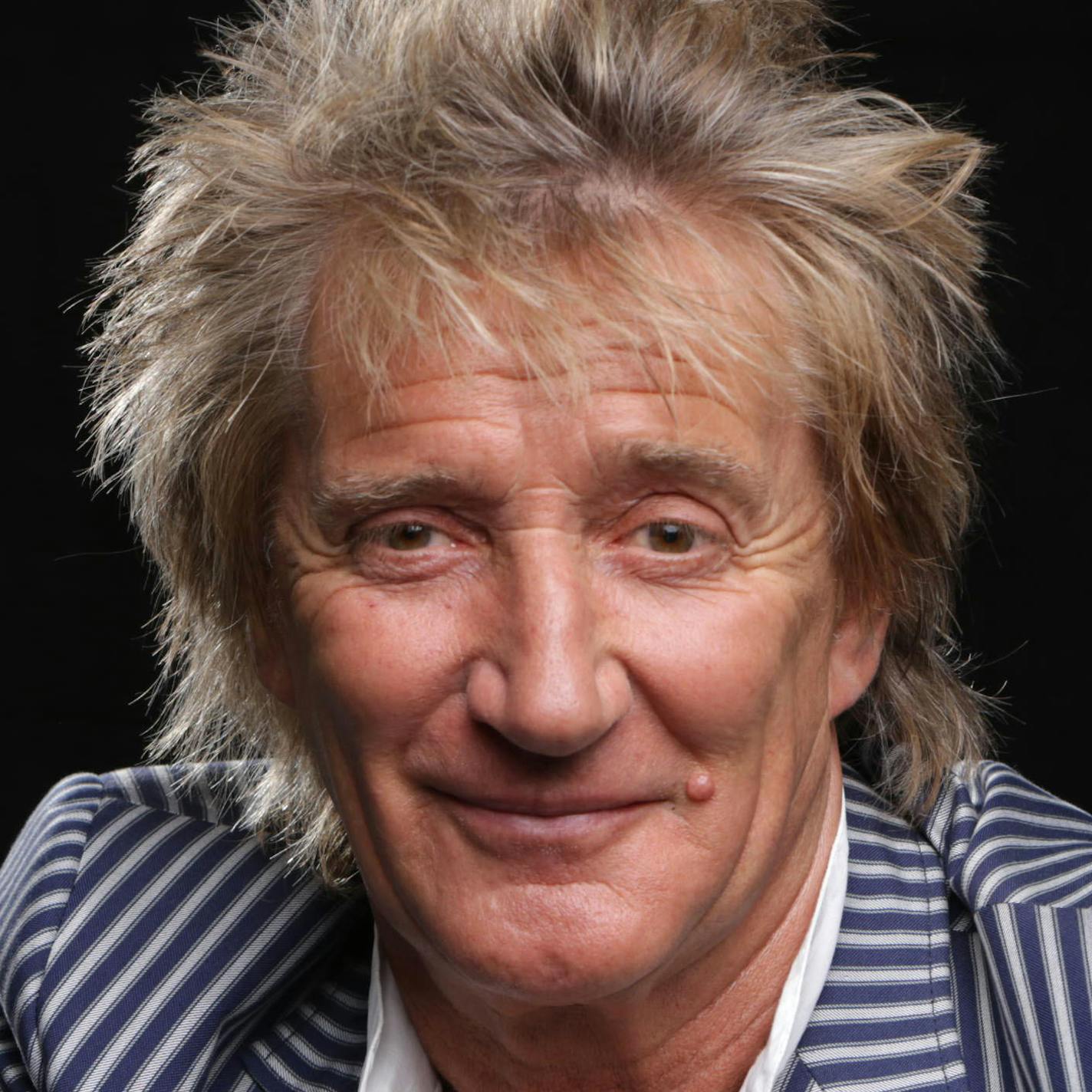 In this Thursday, May 2, 2013 photo, singer Rod Stewart poses for a portrait in Los Angeles. His new album, "Time," is out on Tuesday, May 7. (Photo by Eric Charbonneau/Invision/AP) ORG XMIT: MIN2013061216382562