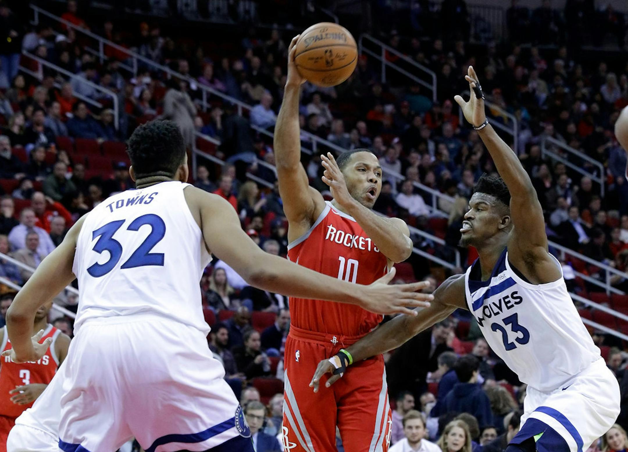 Jimmy Butler (23) and Karl-Anthony-Towns give the Timberwolves two All-Stars for the first time in 14 years.