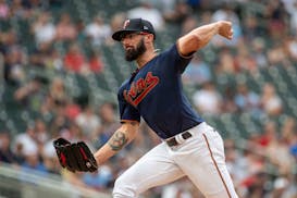Devin Smeltzer, above pitching for the Twins last month, started for the St. Paul Saints on Saturday night but got no-decision against Columbus.