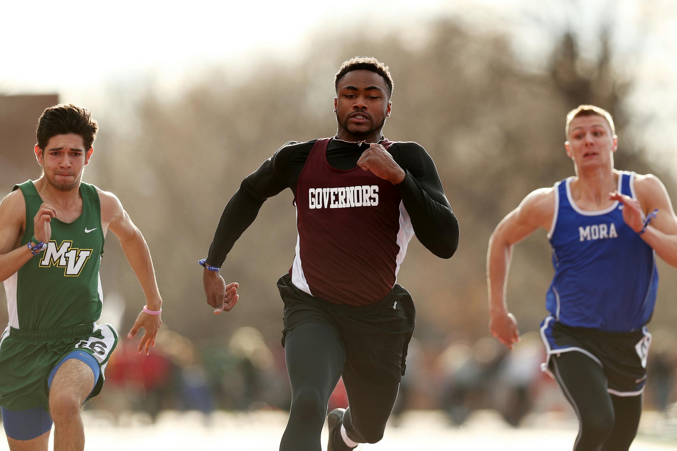 St. Paul Johnson's Keylan Jackson won the 100-meter dash in last week's Hamline Elite Meet.