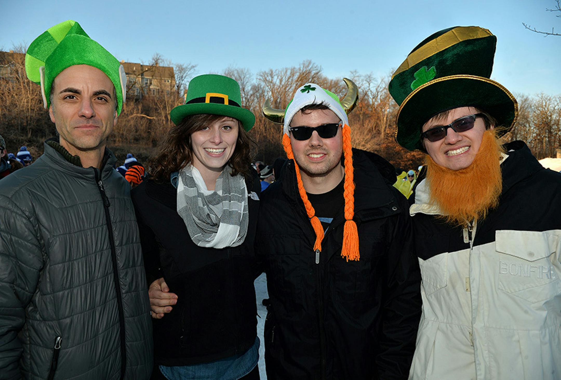 From left, Eric White, Alex Bruton, Kyle Swenson and Luke Swenson. ] (SPECIAL TO THE STAR TRIBUNE/BRE McGEE) **Eric White (left), Alex Bruton (center left), Kyle Swenson (center right), Luke Swenson (right), Bedrace
