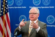 Governor Tim Walz announced at a press conference Tuesday that he was lifting a suspension on elective surgeries in Minnesota.. ] GLEN STUBBE &#x2022;