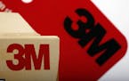 In this file photo made Tuesday, Jan. 26, 2010, the 3M Co. logo is seen on some of their products in Philadelphia. Technology company 3M Co. said Mond