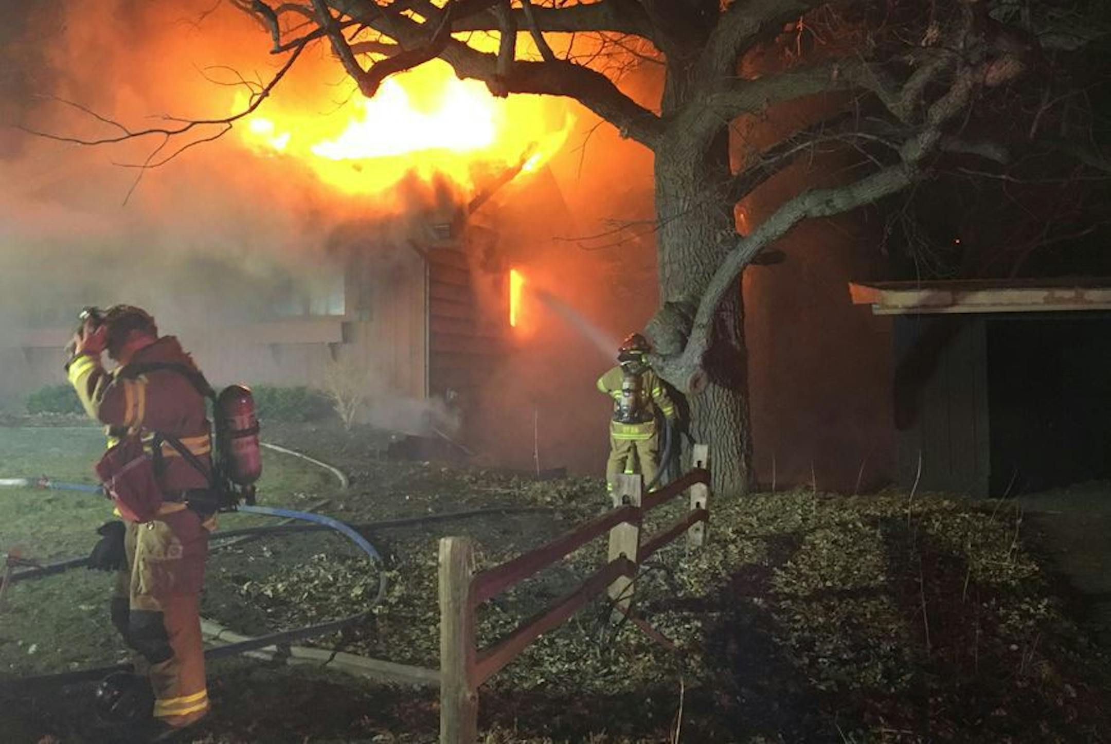 This house fire killed a woman who lived there.