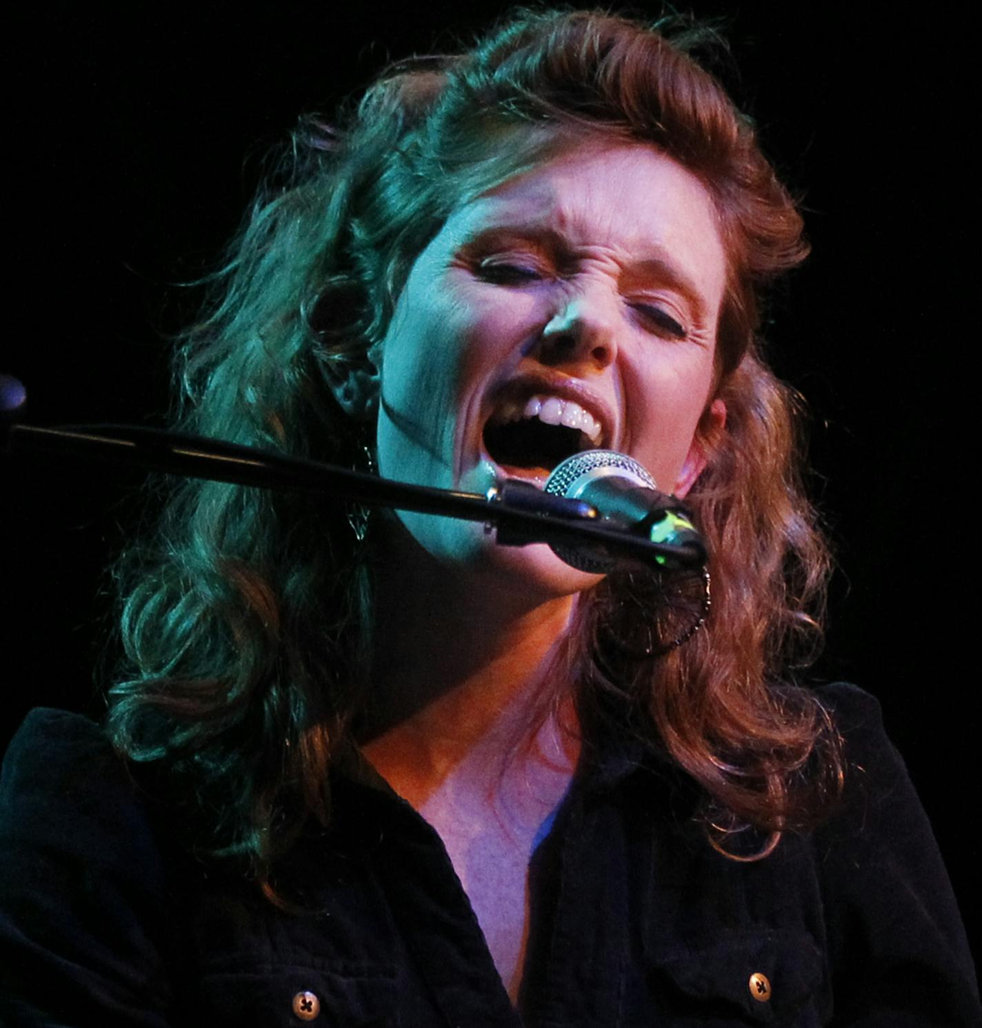 At the Current FM 89.3 seventh anniversary party, Haley Bonar rocked the house with her soulful song set.].rtsong-taatarii@startribune.com, Haley Bonar(cq)