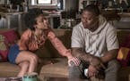 Tiffany Boone as Jerrika and Jason Mitchell as Brandon in THE CHI (Season 1, Episode 02 ). - Photo: Matt Dinerstein/SHOWTIME - Photo ID: THECHI_102_21