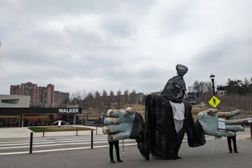 Walker Workers Union rallied outside the art institution on Thursday evening, calling for the reinstatement of two former employees, and more.