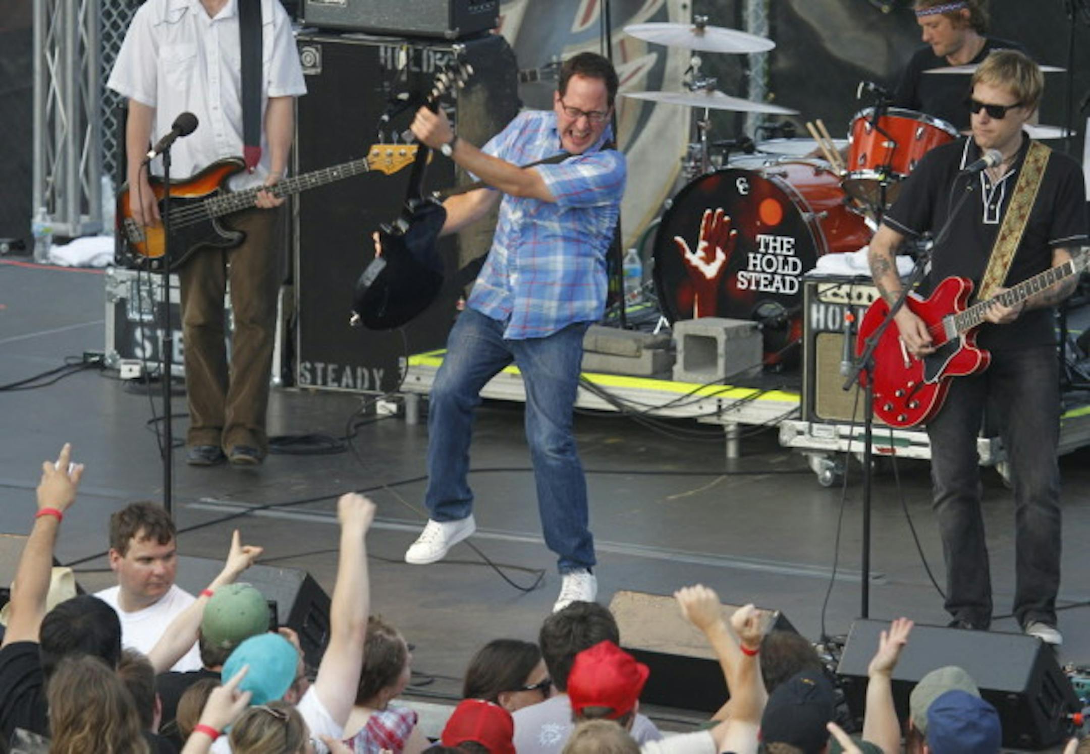 The Hold Steady's last local outdoor gig was in 2010 at the Cabooze Plaza.