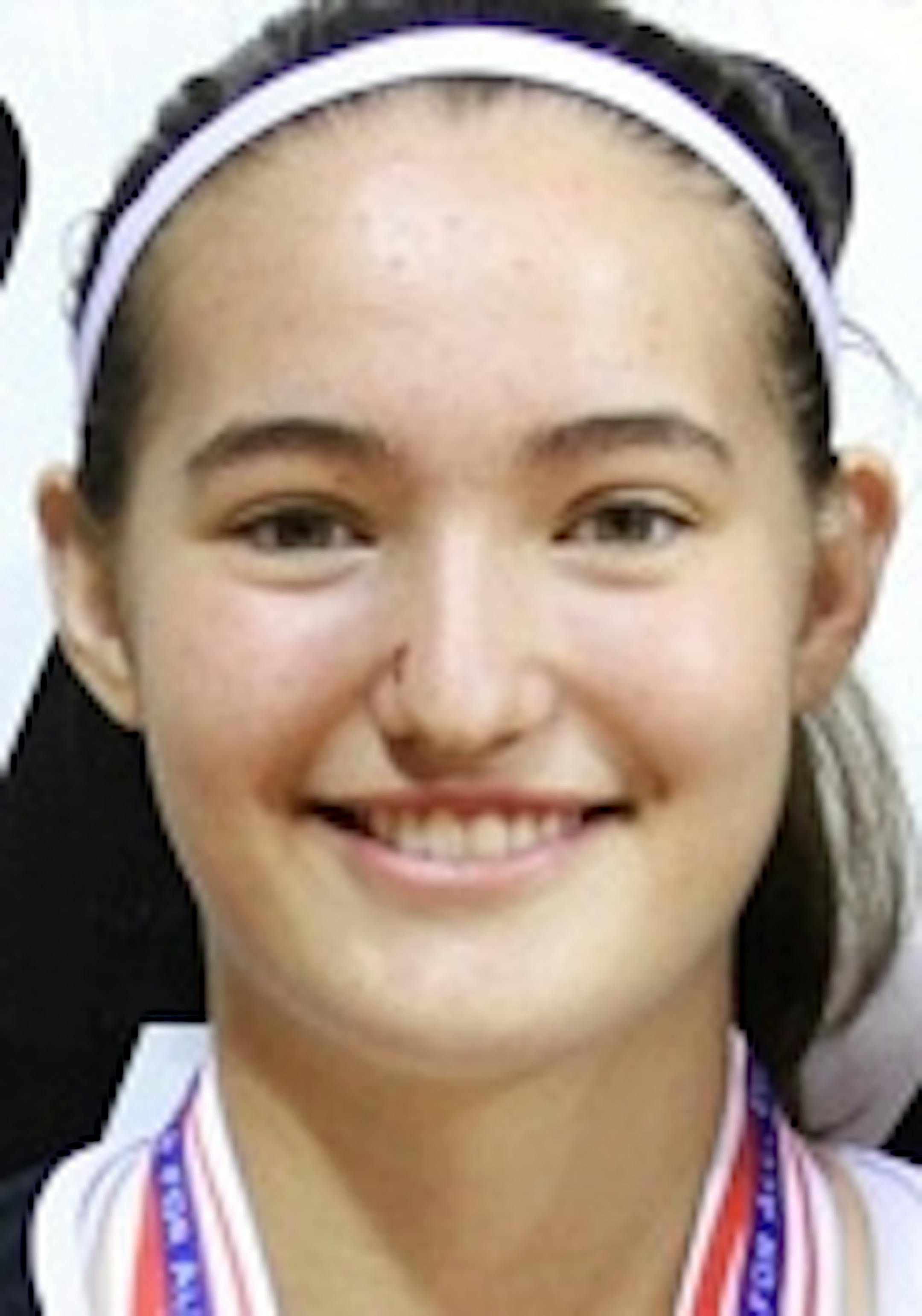 Sophia Andersen, New Prague volleyball, soph., 2017-18