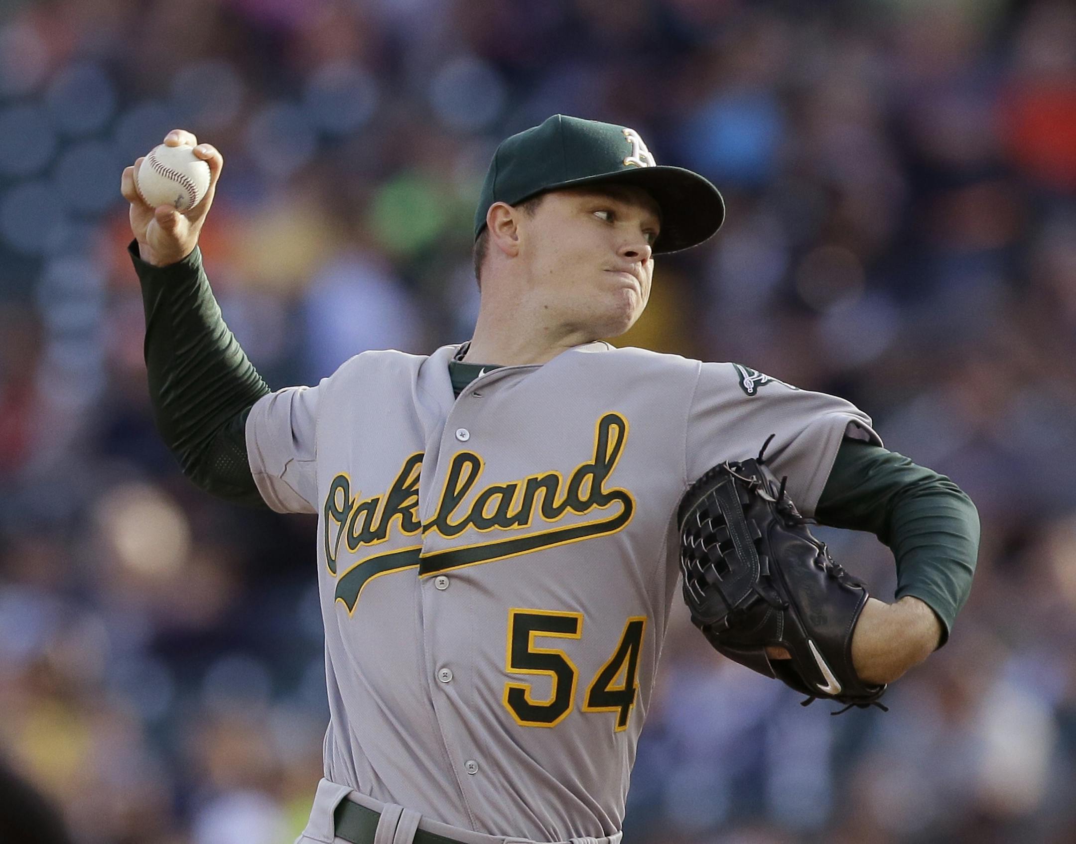 Oakland Athletics starting pitcher Sonny Gray