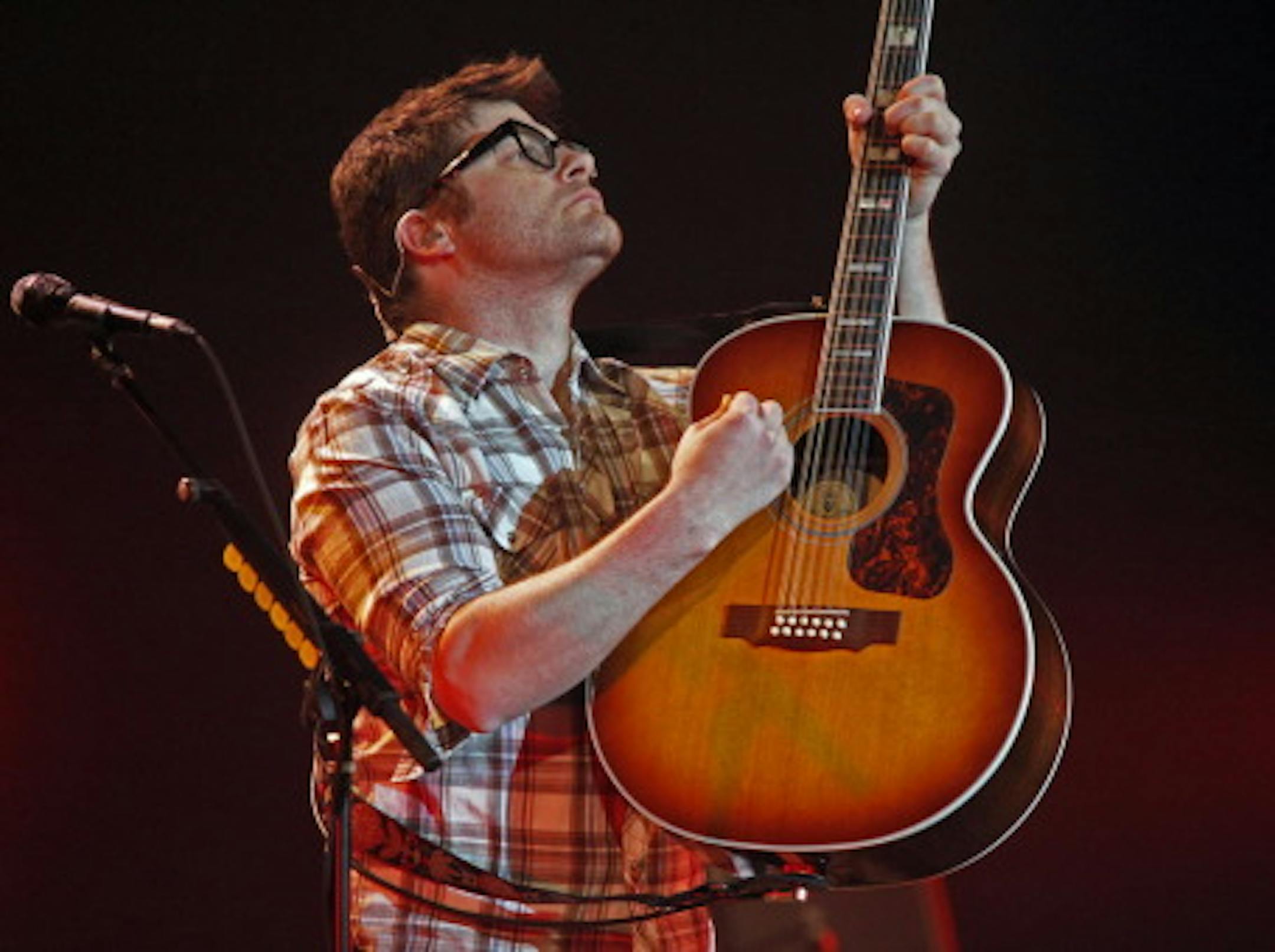 Decemberists frontman Colin Meloy at the State Theatre. / By Marlin Levison, Star Tribune
