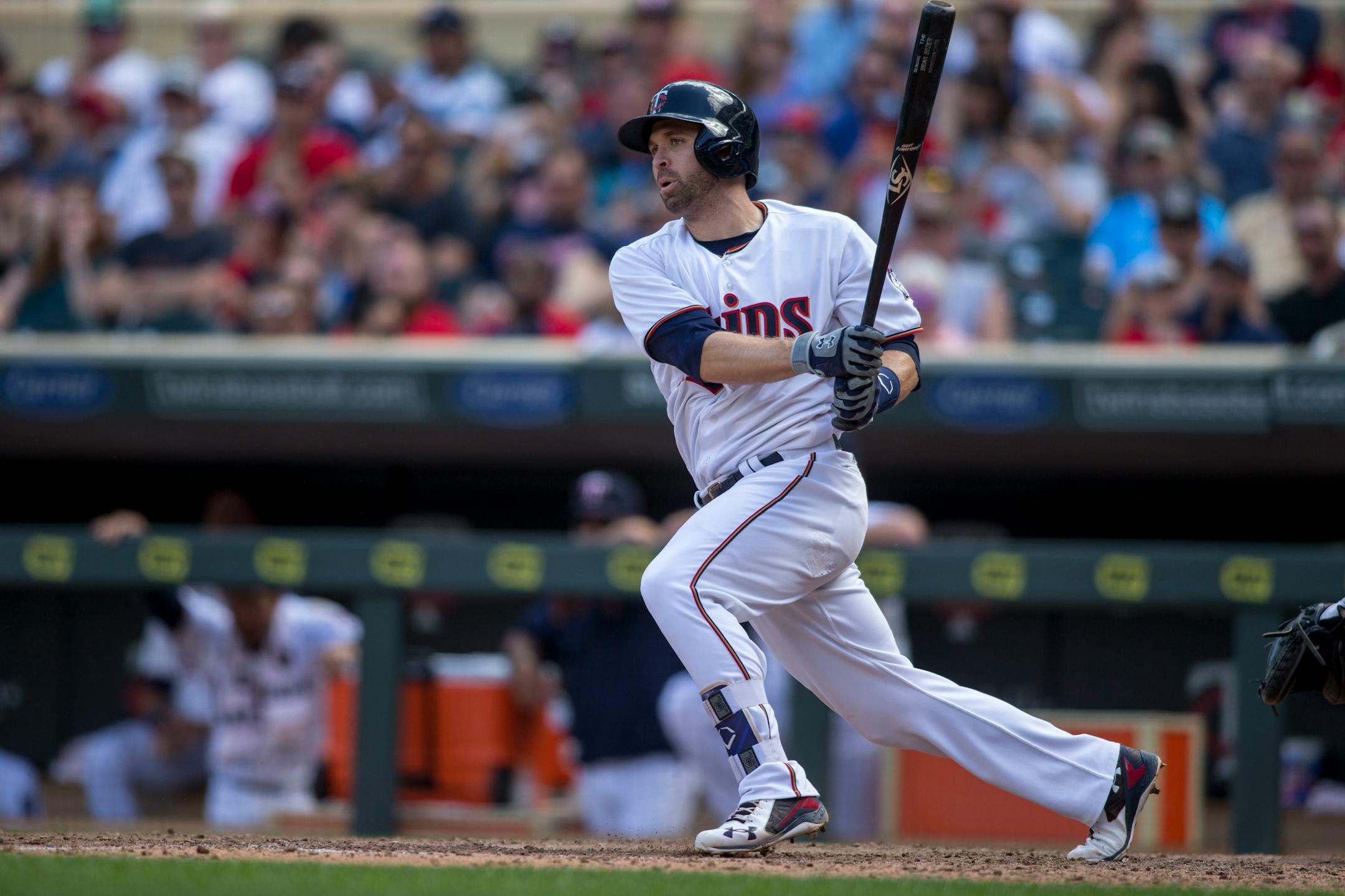 The Twins' Brian Dozier pulled 60.2 percent of his hits last season, tops in the league. Teams attacked that with shifts this season, and he struggled for a while to adjust.